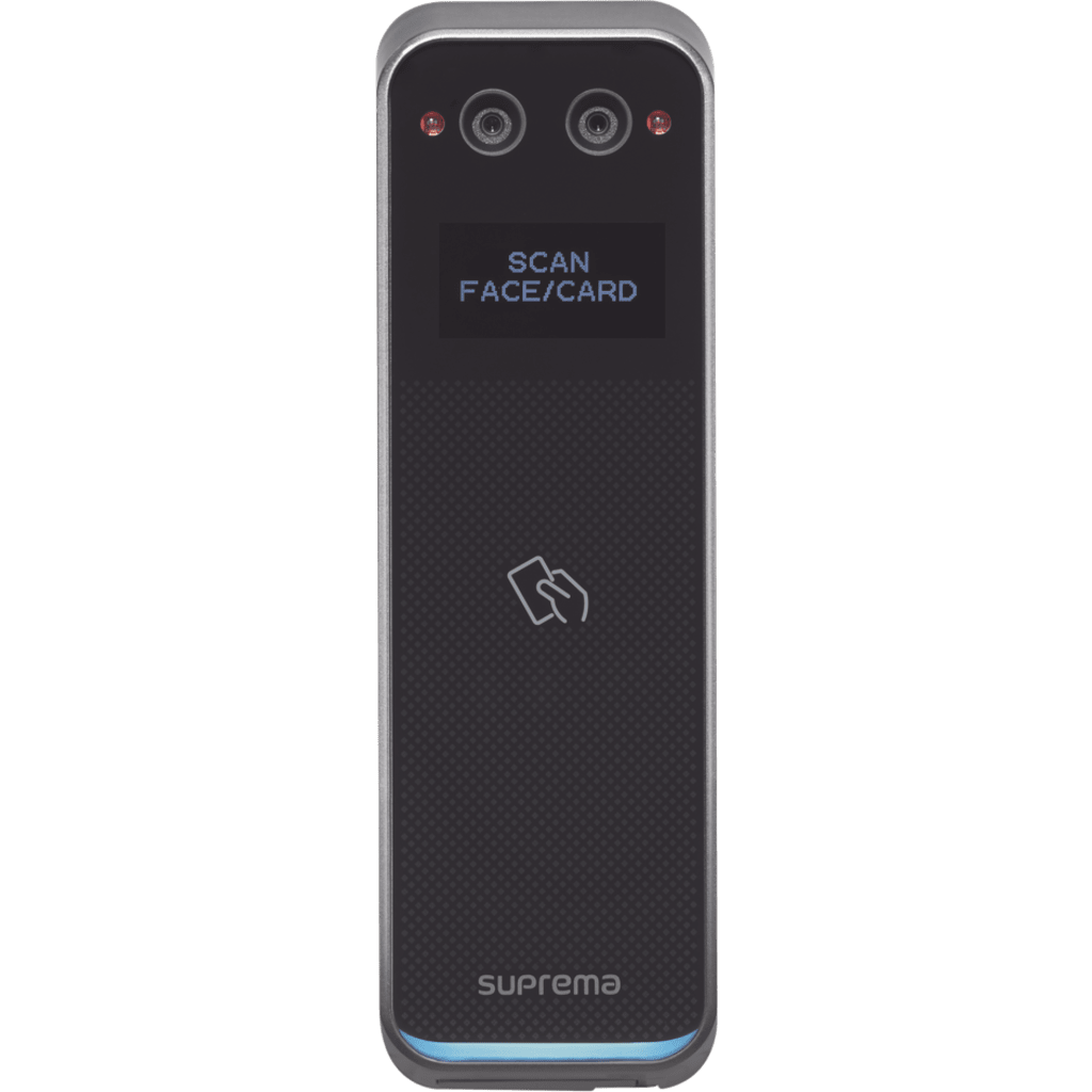 Lector Biométrico Facial (compatible solo con BIOSTARAIR) / lector de tarjetas Prox EM, mifare, Tarjetas Virtuales por Bluetooth / con protección IP67, IK08