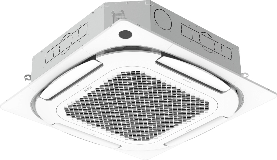 Set Minisplit Tipo cassette 5 ton 220-240 V / R32 / 17 seer Frio y calor