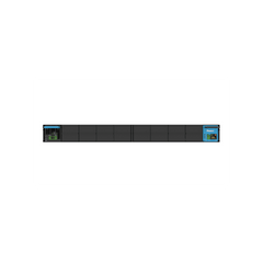 Chasis Para 9 Transmisores FMPS Clase 4, Hasta 4800 W de Potencia, Tarjeta de Red Incluida, 1 UR, Color Negro