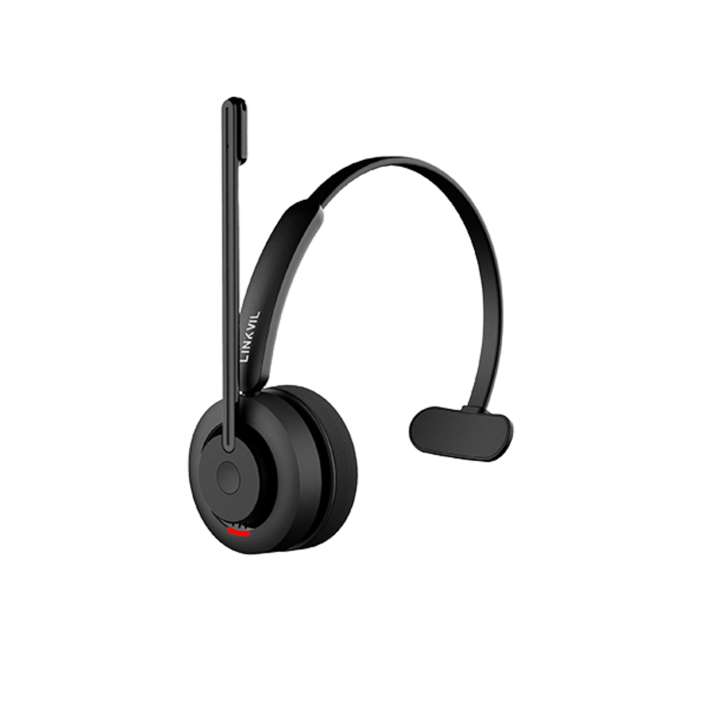Diadema Inalámbrica / DECT 6.0 + Bluetooth 5.3 / Micrófono Rotable / Audio HD / Cancelación IA / Base de Carga