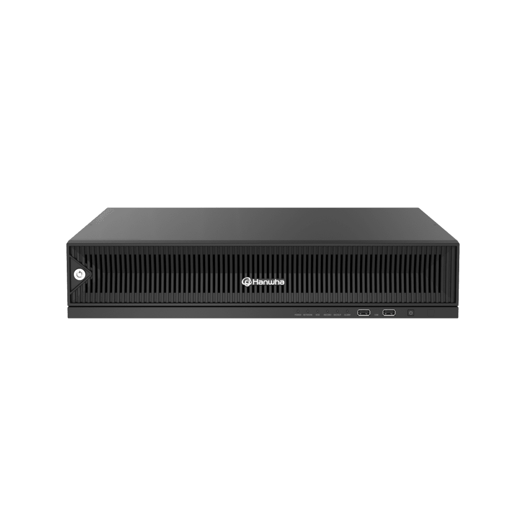 NVR de  64 canales / 8K / Hasta 8 Discos Duros / H.265 & Wisestream / Wisenet P2P / Soporte RAID 5/6