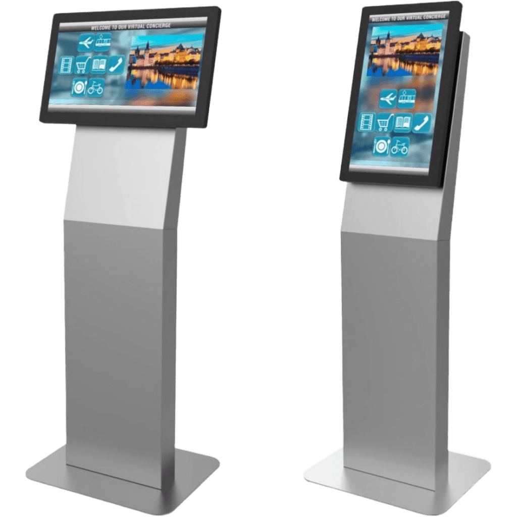 Montaje tipo Kiosko Para Pantallas Indoor Peerless-AV / Base Rectangular / Puertas con Seguridad / Gestión Interna de Cables / Compatible con formato VESA 100x100 a 200x200 (pantalla no incluida)