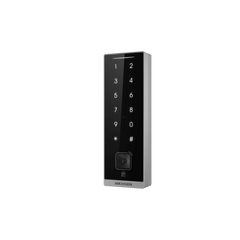 Teclado Esclavo con Lector de Tarjetas Virtuales Bluetooth y Códigos QR / Tarjetas MIFARE y PROX EM / Contraseñas / RS-485 Wiegand OSDP / Frecuencias 13.56 MHz y 125 KHz / Autenticación Tarjeta PIN QR Bluetooth / Táctil