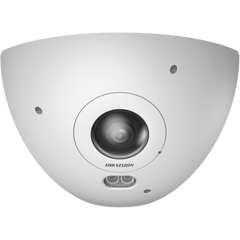 Cámara Fisheye Network DeepinView 6 MP / 360° Panorámica / 2560 × 2560 / IR 15 m (49.2 ft) / IP67 IK10 / Audio Bidireccional / Deep Learning / Heatmap / 20 Modos Visualización