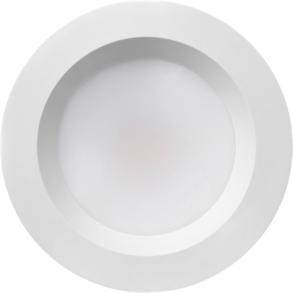 Lumaris Tunable White Recessed Downlight / 6 PULGADAS Canless / 1800 K - 4000 K CCT / 8.5 W / 800 Lumens / Flicker-Free Dimming 100% - 0.1% / Clear Connect - Type X Wireless