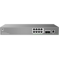Switch de Red Empresarial L2++ / Serie GWN7800 Pro / 8 Puertos Gigabit PoE 120W / 2 Puertos 2.5GG SFP / Gestión Cloud GDMS / VLAN 4K / QoS Avanzado / Seguridad Integral