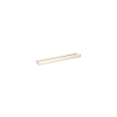 Base para canaleta T-70, de PVC rígido, con orificios perforados para montaje, 103.3 x 44.9 x 1800 mm, Color Blanco Mate