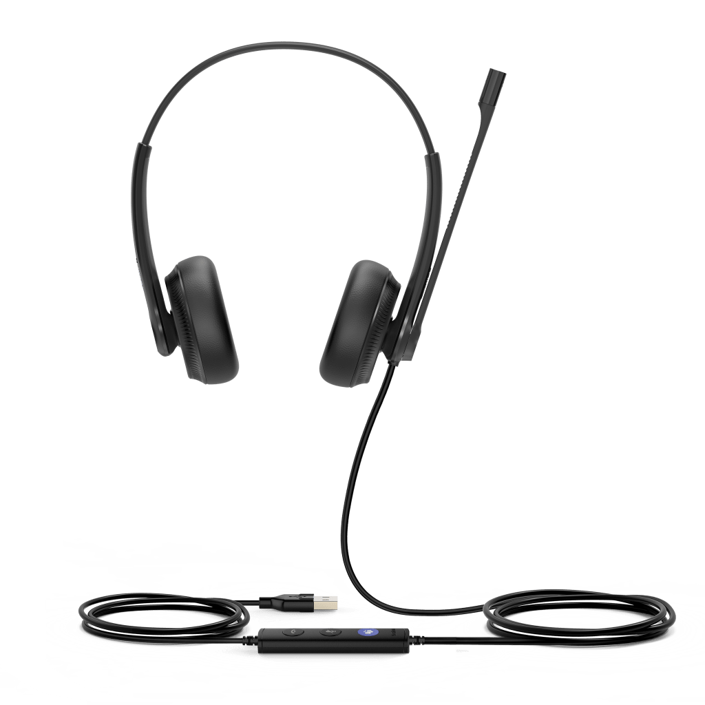 Yealink UH34 Dual, versión UC, cancelación de ruido USB-A con indicador de ocupado