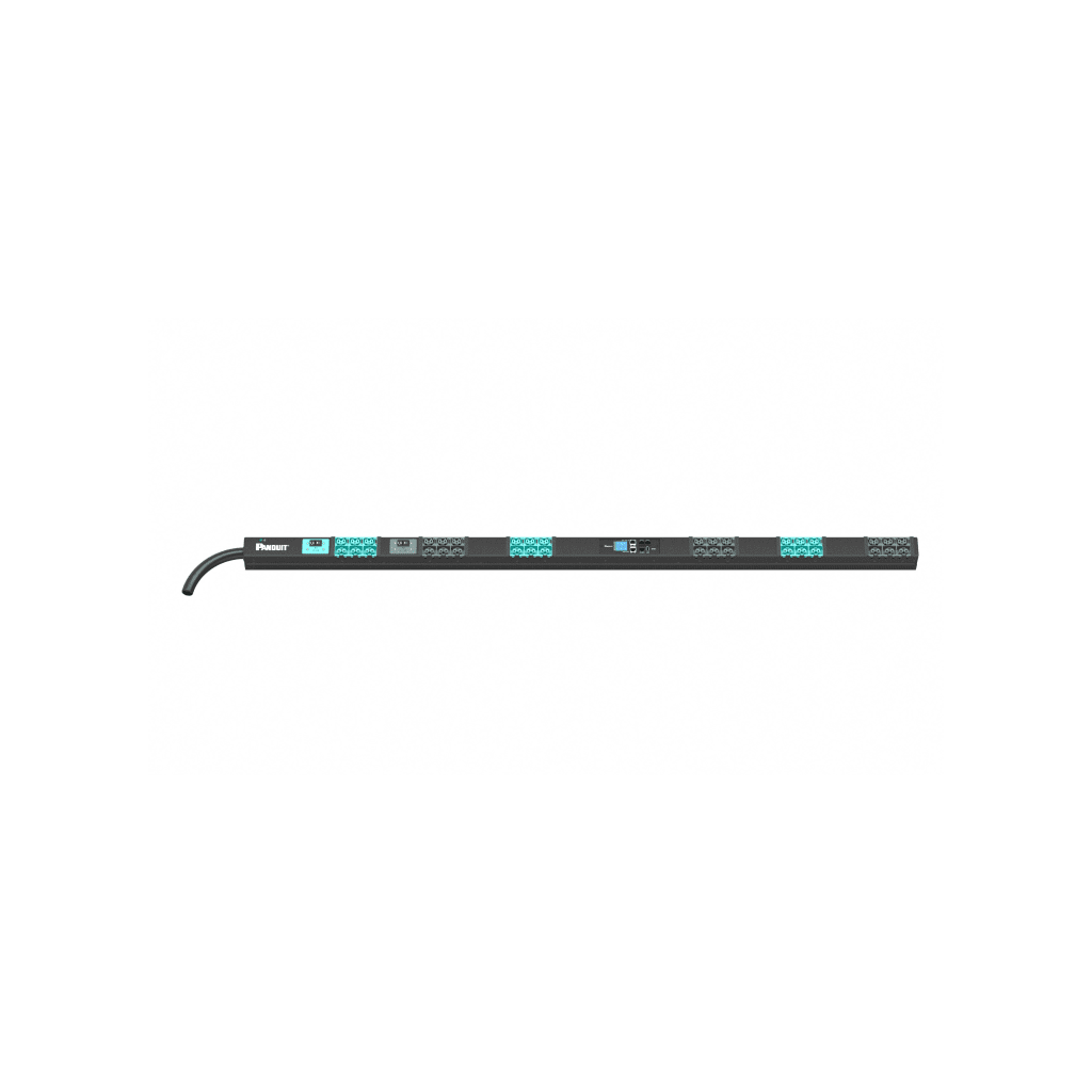PDU Inteligente Monitoreable EL2P para Distribución de Energía, Enchufe de Entrada NEMA L6-30P, Con 18 Salidas C13/C15 y 18 C13/C15/C19/C21, de Instalación Vertical, 208 Vca, 30 Amp