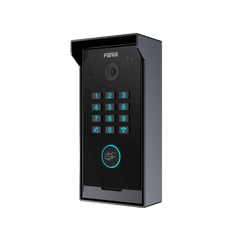 Videoportero Slim IP SIP con Cámara HD, IP IP65, Teclado Numérico y Relé, Apertura por BLE, Tarjeta, Remoto, Protocolo ONVIF, Compatible con App Fanvil Link