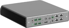 Procesador de Audio en Red | DSP | Alimentacion Poe | Entradas de audio digital AES67 | Entradas de audio analógicas | Puerto USB Type C para cámaras de video |  Entrada estéreo de 3.5 mm TRS