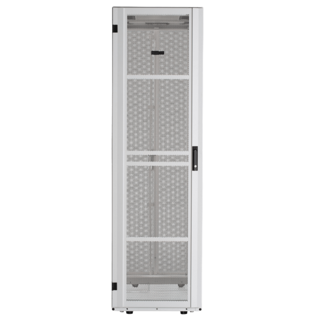 Gabinete FlexFusion™ XGL (Light) para Centros de Datos, 48 UR, 600 mm de Ancho, 1200 mm de Profundidad, Fabricado en Acero, Color Blanco