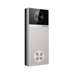 Videoportero TalkVu / 4 Megapixel / Ángulo de Visión 150° / Control de 2 Cerraduras / Desbloqueo por Tarjeta, Hik-Connect y Estación Interior / IP65 / PoE IEEE802.3at / Compatibilidad ONVIF / H.265