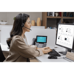 Diadema Alambrica Yealink UH34 Lite Dual USB-C/A con Almohadillas de Esponja y Compatibilidad UC Multiplataforma