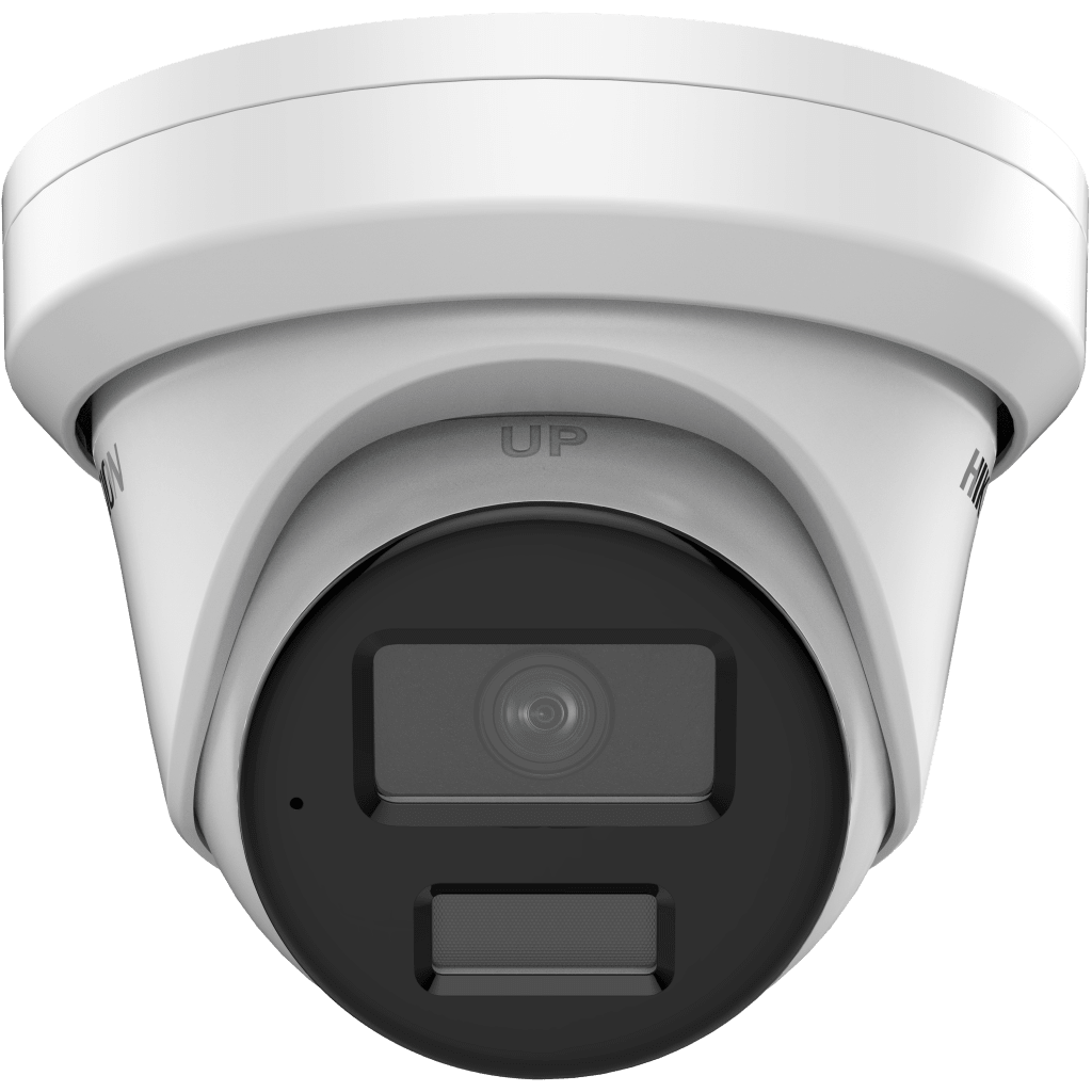 Turret IP 4 Megapixel / Lente 4 mm / Dual Light (40 mts IR + 40 mts Luz Blanca / DARKFIGHTER S / Microfono Integrado /  Exterior IP67 / WDR 130 dB /  4 Analíticos: AcuSense, Deteccion Facial, Conteo de Personas por Cruce y Zona