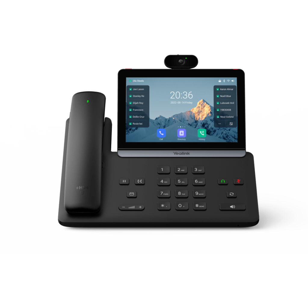 Teléfono IP Inteligente Yealink SIP-T88V Pro con Cámara HD y Auricular Bluetooth Inalámbrico