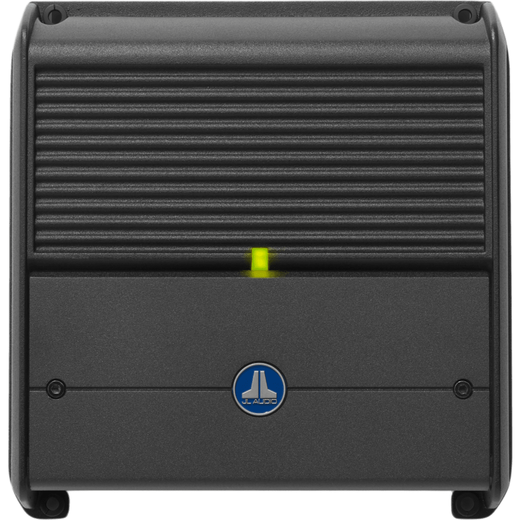 Amplificador Náutico y para Automóvil / 2 Canales / Clase D / 200 W / Rango Completo / 75 W RMS x 2 a 4 &Omega; / 100 W RMS x 2 a 2 &Omega; / Puenteado 200 W x 1 / Filtro Paso Alto y Bajo 50-500 Hz / Entradas RCA / Fusible 20 A / Dimensiones