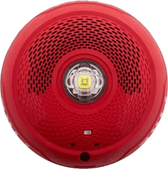 BOC C/LAMP ESTROBOSCOPICA tipo LED MONT EN TECHO CLR ROJO
