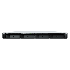 NAS RackStation RS822RP+ | 4 Bahías | 1U | AMD Ryzen V1500B | 32 GB DDR4 ECC | 4 Puertos 1GbE | Expansión PCIe | Compatibilidad con RAID | Caché SSD | Unidades de Energía Redundantes.