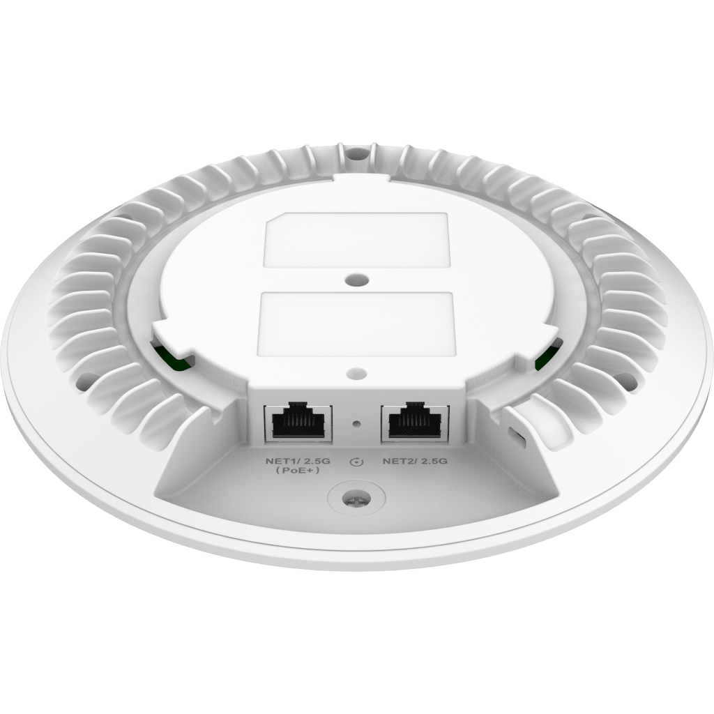 Punto de Acceso Wi-Fi 7 GWN7670 / 3.6 Gbps Inalámbrico / 5 Gbps Cableado / MIMO 2x2:2 / 256 Clientes Simultáneos / PoE+ / Montaje en Pared o Techo / BLE 5.3 / Controlador Integrado