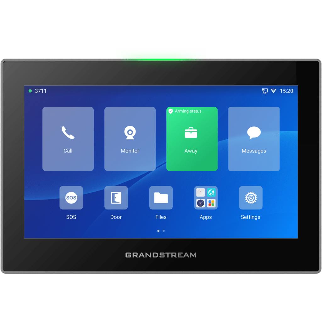 Estación de Intercomunicación SIP con Wi-Fi 6, Bluetooth y Control Total para Agendamiento de Salas y Edificios Inteligentes (Color Negro)