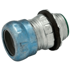 Conector de Compresión Hermético de Acero Galvanizado para Pared Delgada de 1 1/4" .