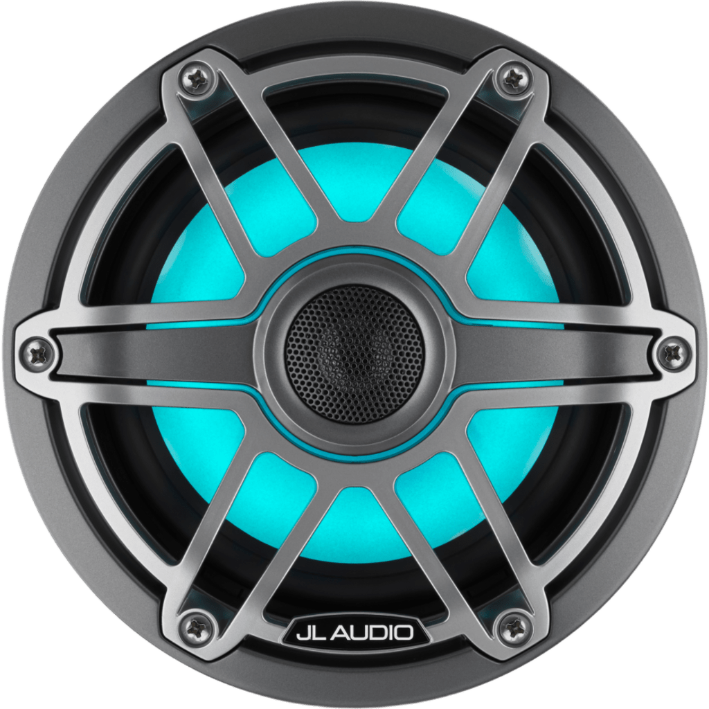 Bocinas Náuticas JL Audio M6 / 6.5" / Coaxial / LED Transflective / Rejilla Deportiva de Titanio / 75 W RMS / 4 &Omega;