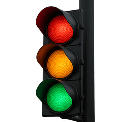 SEMAFORO DE SEÑALIZACION  Rojo, Amarillo y Verde / Diametro de cada luz 40cms