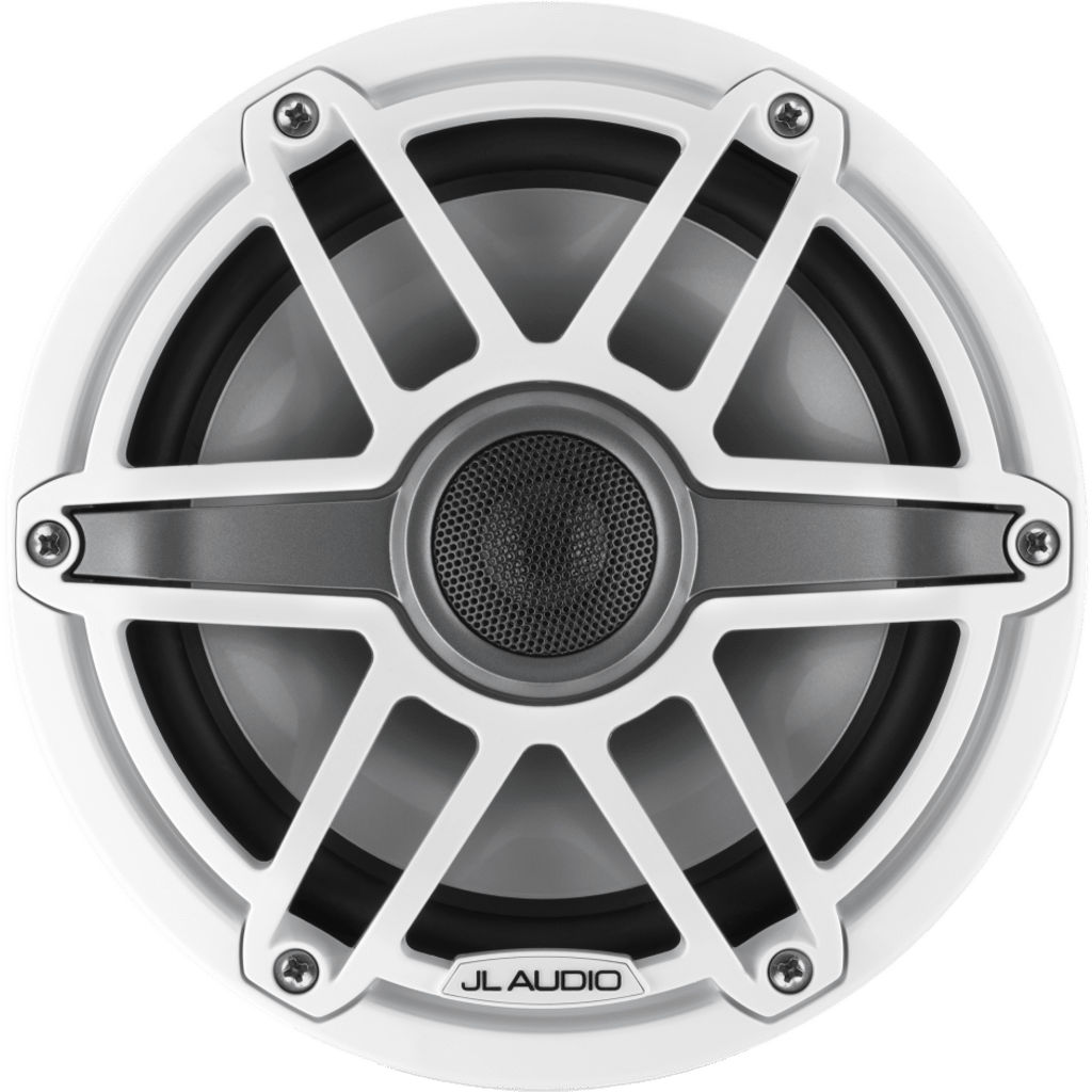 Bocina Náutica JL Audio M6 7.7" / Coaxial / 100 W RMS / 91 dB / 45 Hz-25 kHz / 4 &Omega; / LED Transflective™ / Rejilla Deportiva Blanca