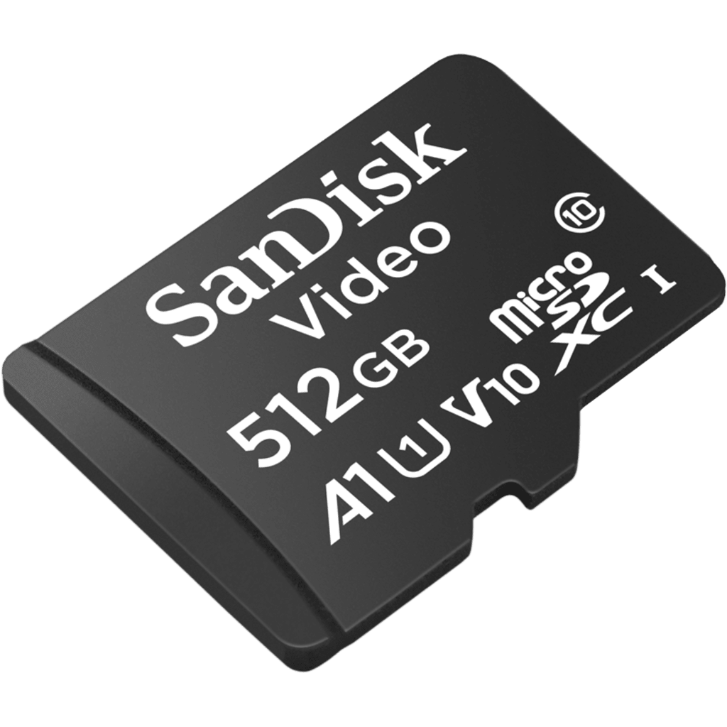 Memoria microSD SanDisk 512GB / Alta Resistencia / Videovigilancia / Clase 10