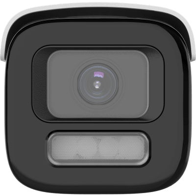 [Dual Light + ColorVu 3.0 + HikAI] Bala IP 4 Megapixel / Lente Mot. 2.8 a 12 mm / 60 mts IR + Luz Blanca / Exterior IP67 / WDR 130 dB / ACUSENSE 3.0 / Microfono Integrado / Metal / NEMA 4X / ACUSEARCH