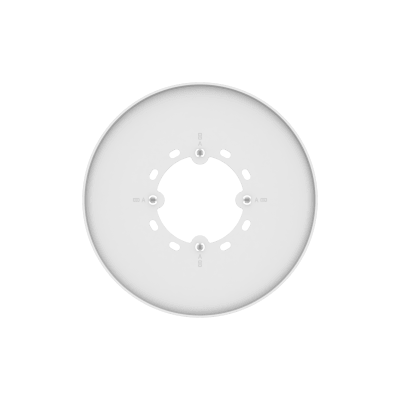 Cubierta de Montaje Policarbonato Blanco para camara PNM-C16013RVQ / Compatible con SBP-250WMW_SBP-400WMW / 4 Agujeros de Montaje 5 mm / Paquete 5 Piezas