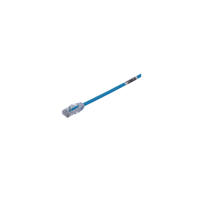 Cable de Parcheo UTP Cat6A, CM/LSZH, Diámetro Reducido (28AWG), Color Azul, 18 m.