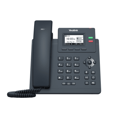 Teléfono IP Empresarial Yealink SIP T30P con 2 Líneas SIP y Conferencia de hasta 5 Participantes
