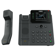 Telefono IP Handset Inalámbrico, 12 Líneas SIP, Conferencia 6 Vias, Puertos Gigabit, PoE, Pantalla 2.8