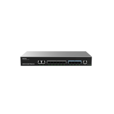 Switch de Agregación Capa 3 GWN7830 / 2 Puertos Gigabit Ethernet / 6 Puertos Gigabit SFP / 4 Puertos 10Gigabit SFP+ / QoS Integrada / Soporte IPv6 e IPv4 / Seguridad Avanzada / Stacking /