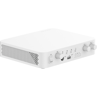 Amplificador una Zona compatibilidad con spotify / 2 Canales / 40 W por Canal / Conexión Bluetooth / Salida 4-8 Ω x 2 / 100V COM x 2 / Uso Interior / conector LAN -  DS-QAE1A80G1-VB/ST