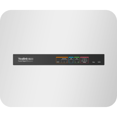 Procesador de Audio Yealink AP08 DSP con 16x16 Canales Dante y PoE+