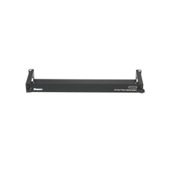 Organizador de Cables Frontal, para Panel de Fibra Óptica HD Flex™, de 1 UR, Color Negro