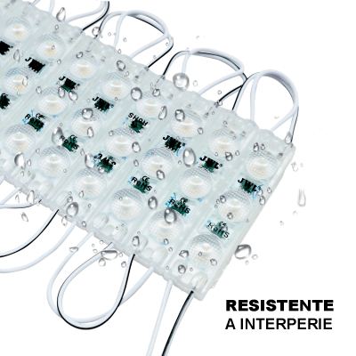 Módulo LED Resistente a Intemperie / 4500 Lúmenes / 110V / Luz Cálida 2 700 K / Hasta 20 Módulos en Serie / No Requiere Transformador.