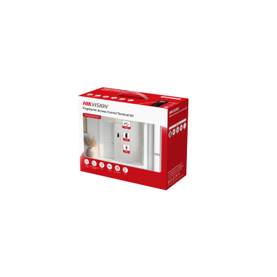 Kit Terminal Control Acceso Biométrico DS-KAS807 / Reconocimiento Facial y Huella Digital / 2.4" LCD / 5000 Huellas + 5000 Tarjetas / IP65 / Wi-Fi + PoE / Cerradura Magnética 272 kg / Botón Touchless