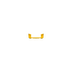 Canaleta FiberRunner™ 12X4, de PVC Rígido, Color Amarillo, 3 m. de Largo