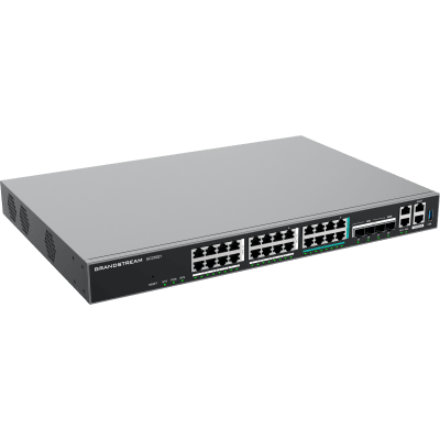 Dispositivo de Convergencia de Redes GCC6021 / Router VPN / Firewall de Próxima Generación / IP PBX / Switch de Red / 4 Puertos Gigabit Ethernet / 1 Puerto SFP+ 10 Gigabit / 1 Puerto 2.5 Gigabit / Gestión en la Nube GDMS / Montaje en