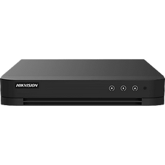 DVR 4 Canales TURBOHD + 4 Canales IP / 8 Megapixel (4K) / Audio Bidireccional / ACUSENSE / 1 Bahía de Disco Duro / Salida de Video en Full HD / H.265+