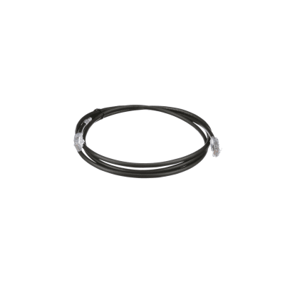 Cable de Parcheo UTP, Cat6A, 24 AWG, CM, Color Negro, 15.24 Metros (50 Pies)