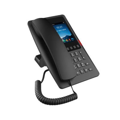 TELEFONO IP WI-FI HOTELERO C/POE C/PUERTO USB P/CARGA Y PANTALLA LCD D/3.5IN