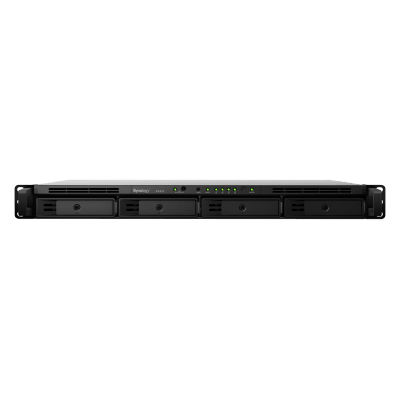 Unidad de Expansión Synology RX418 | 4 Bahías SATA HDD/SSD 3.5" y 2.5" | eSATA | Profundidad 30 cm | Compatible con RackStation 1U | Administración DSM.
