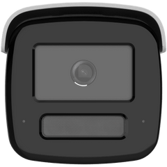 [ PROTECCIÓN ACTIVA ] Bala IP 4 Megapixel / Lente 4 mm / 60 mts IR / Exterior IP67 / Micrófono y Bocina Integrado (Audio de Dos Vías) / DARKFIGHTER / PoE+ / Luz Estroboscopica / ONVIF / Micro SD / 4 Analíticos