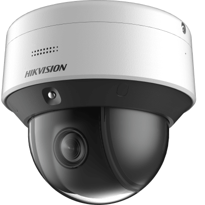 PTZ IP 2 Megapixel / 10X Zoom / 50 mts IR / ACUSENSE / DARKFIGHTER / Captura Facial / Microfono Integrado / Audio de Dos Vias / HLC / EIS / PoE+ / Micro SD / Exterior IP66 / I/O Alarmas / Metal