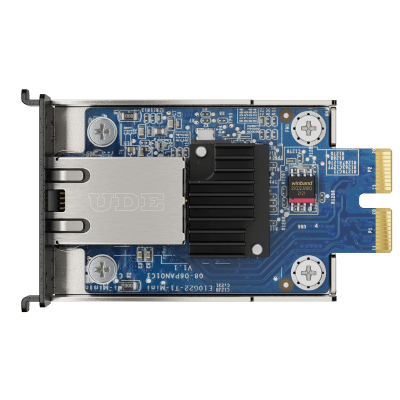 Adaptador de Ethernet E10G18-T1 | 10 Gbps / Compatible con PCIe 3.0 y 2.0 | Autonegociación de 4 u 8 Canales | Perfil Bajo y Altura Completa | Compatibilidad con Synology DSM 6.1.7 o Posterior.
